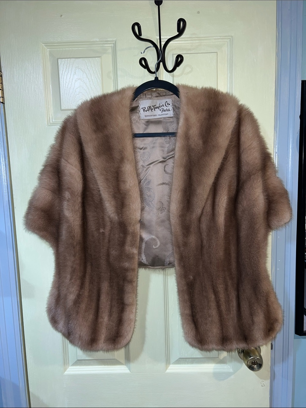 R.M. Taylor Co. Furs Brown Mink wrap